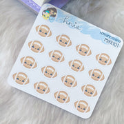 MINI101 - Baby Football Sticker Sheet